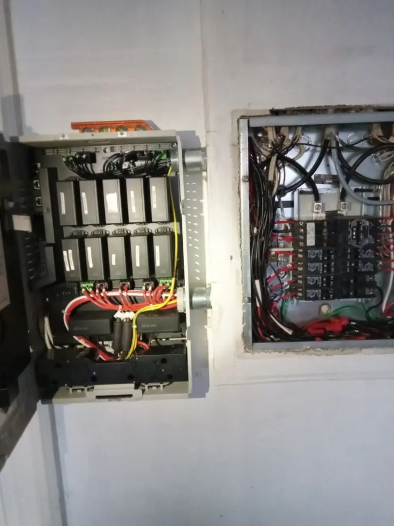 Electrical panel upgrade completed for Ring Doorbell Installation in Frederick